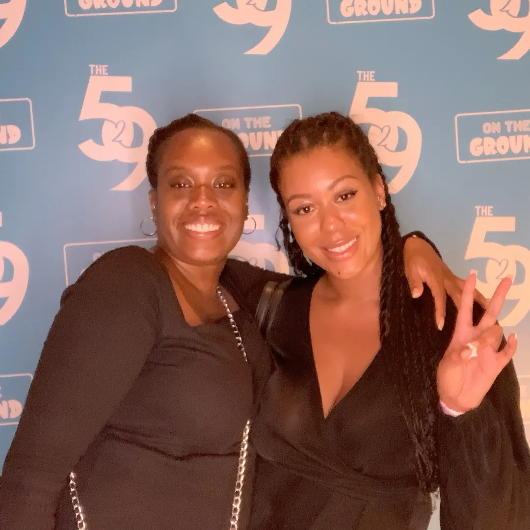 Guests posing in the selfie pod at The529